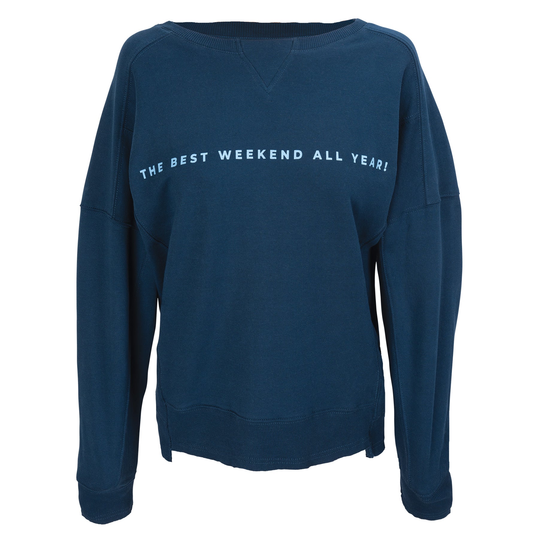 K3DE Ladies Oversize Boxy Crewneck Sweatshirt