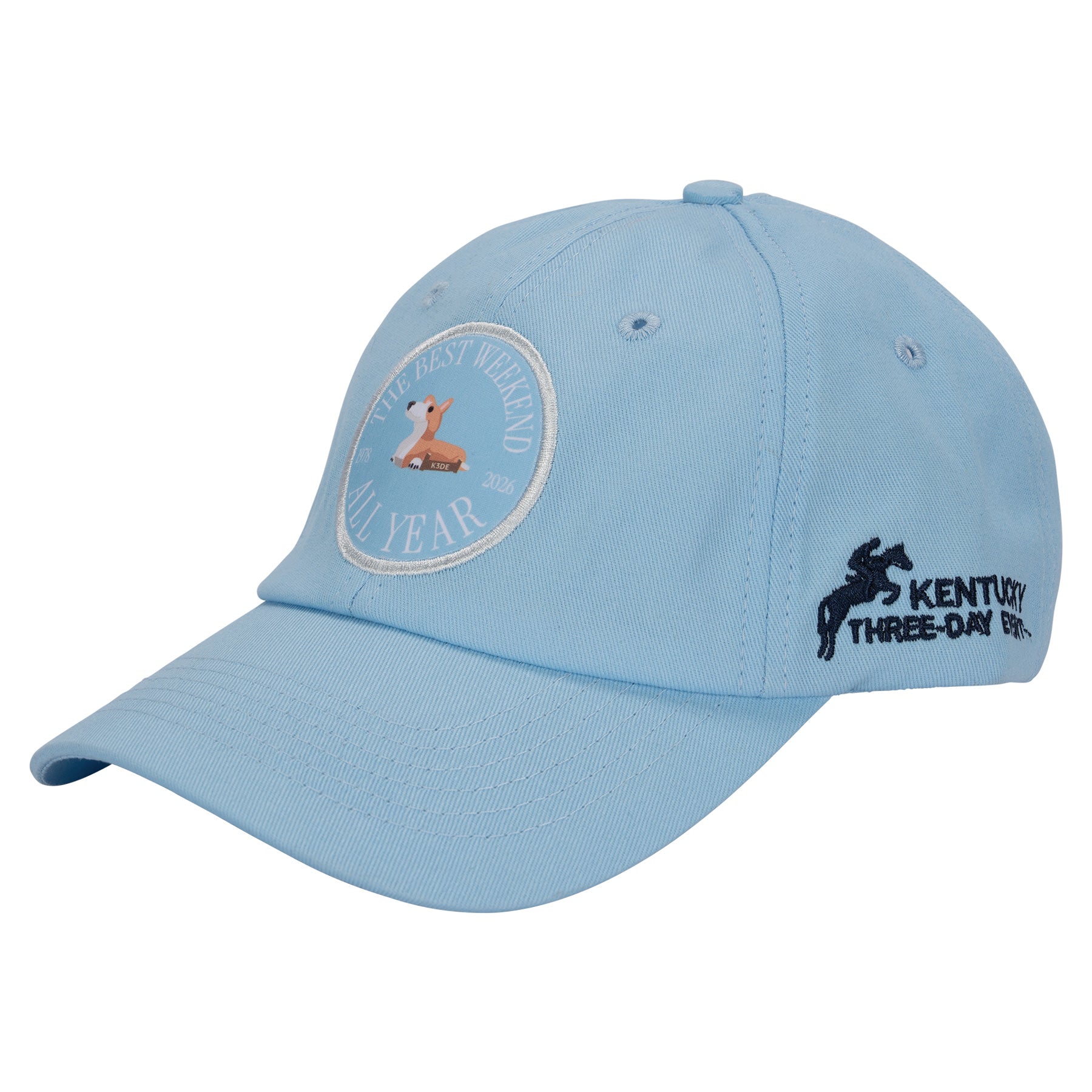 K3DE 2026 Corgi Ponytail Ball Cap