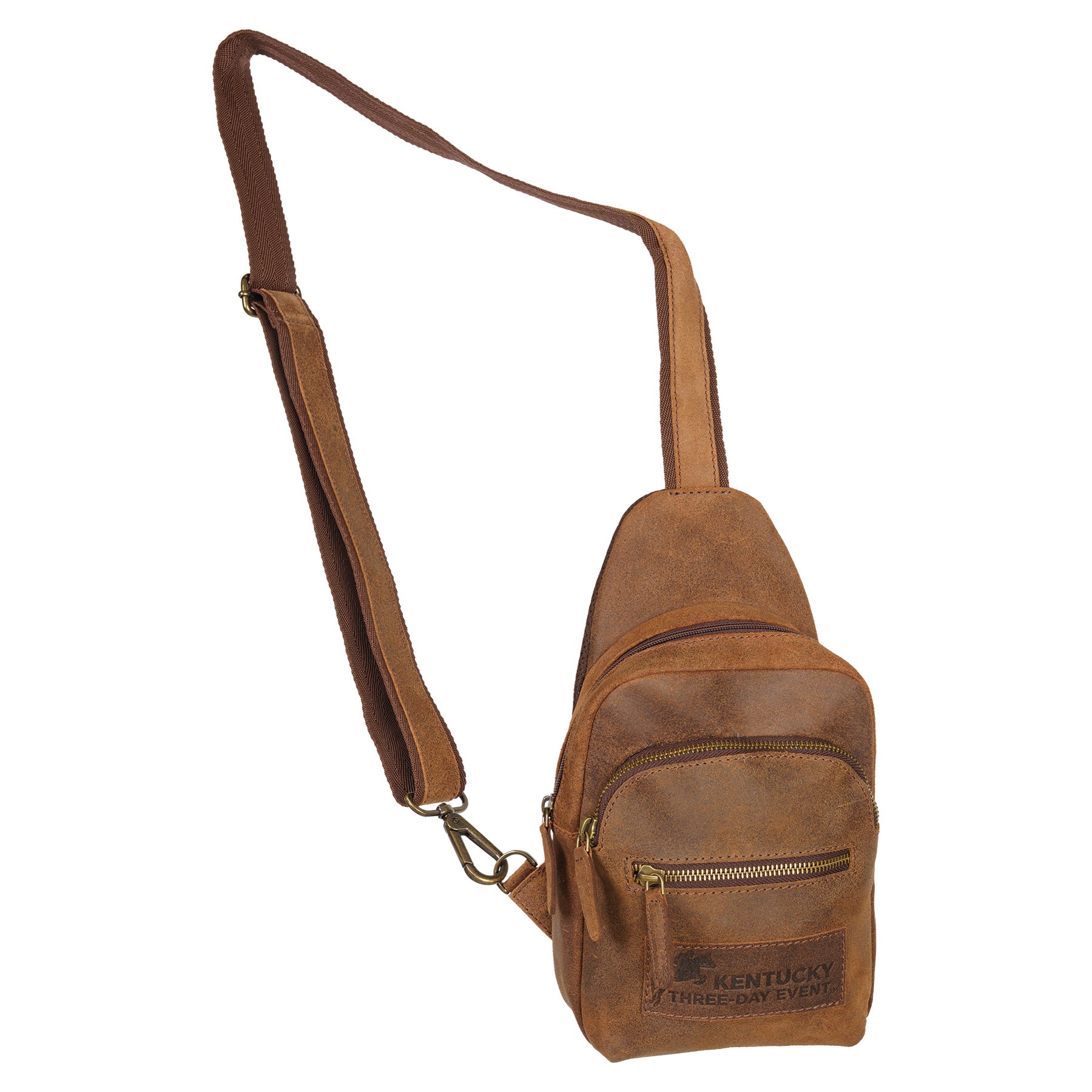 K3DE Small Leather Sling Bag