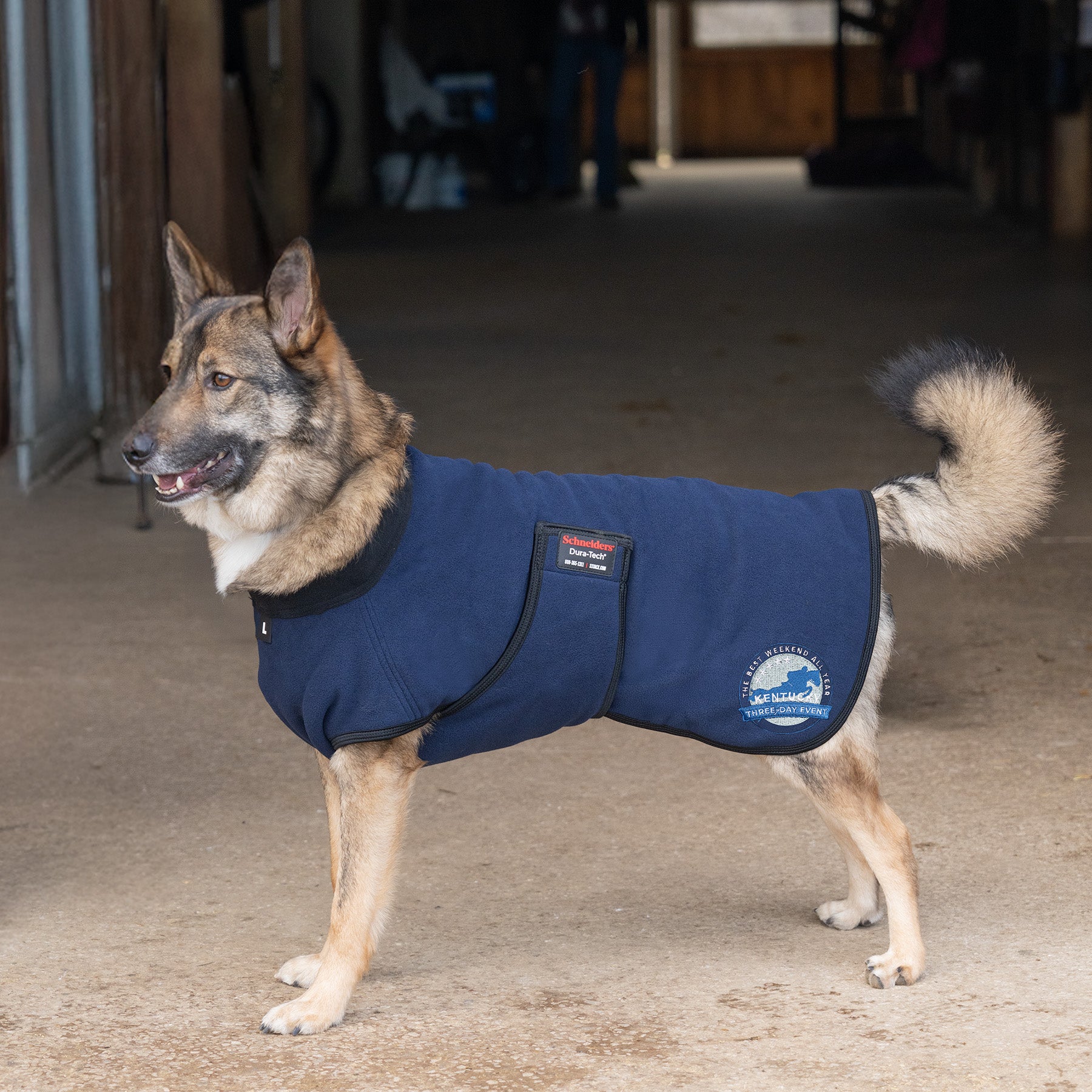 K3DE Fleece Wrap Dog Coat