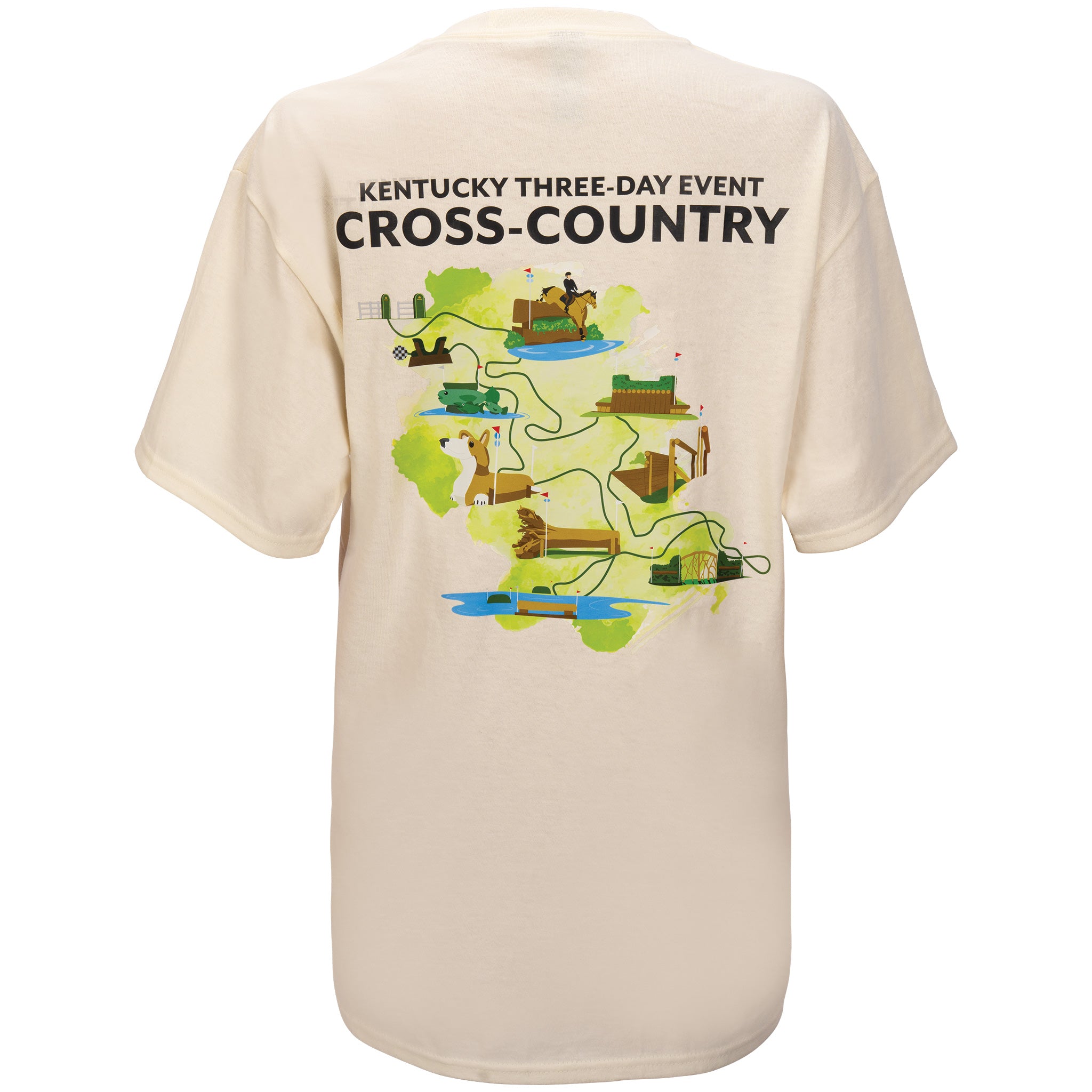 K3DE 2027 XC Course Map Unisex Cotton T-Shirt